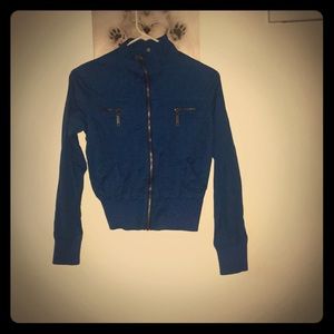 Blue Crop Top Jacket (BUNDLE ONLY)